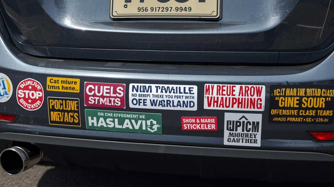 Avoid Legal Trouble with Offensive Bumper Stickers — BattSkins