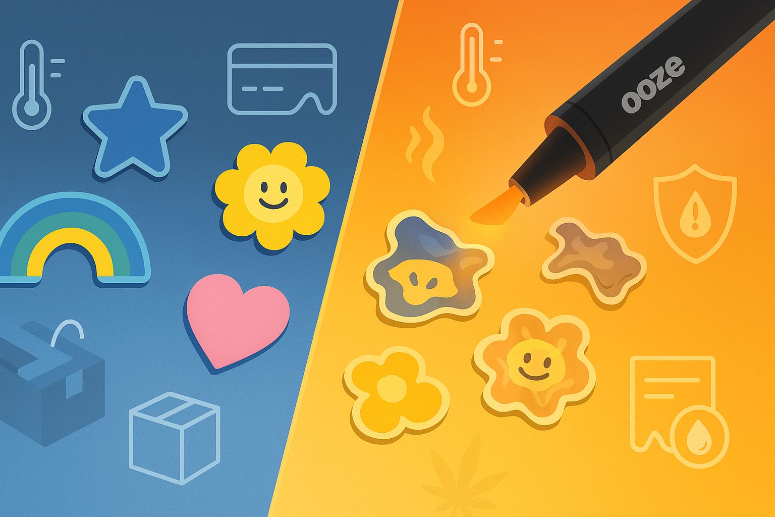 Ooze Hot Knife Risks: Damage to Collectible Sticker Collections