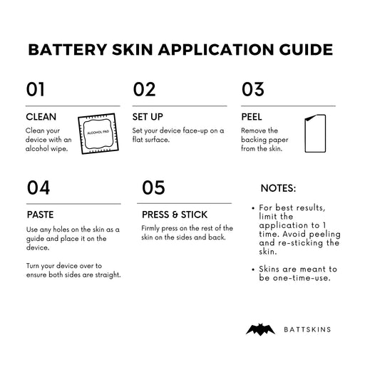 Battery Skins BattSkins Battery Skins BattSkins