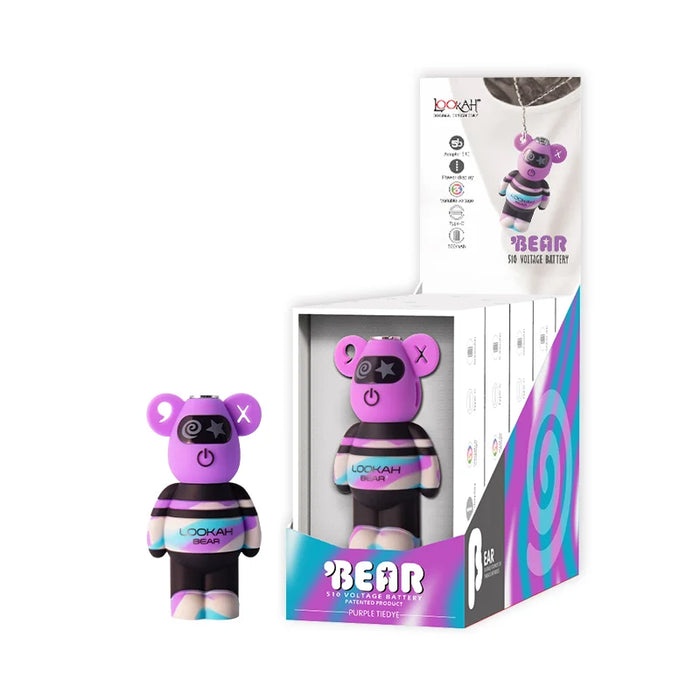 Lookah Bear Battery | 500 mAh 510-Thread Bear-Shaped Vape Battery BattSkins Lookah Bear Battery | 500 mAh 510-Thread Bear-Shaped Vape Battery BattSkins