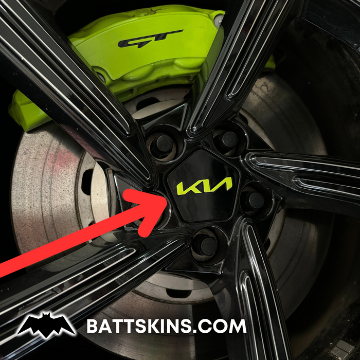 KIA EV6 GT Wheel Decals | 4 Set of Logo Decal