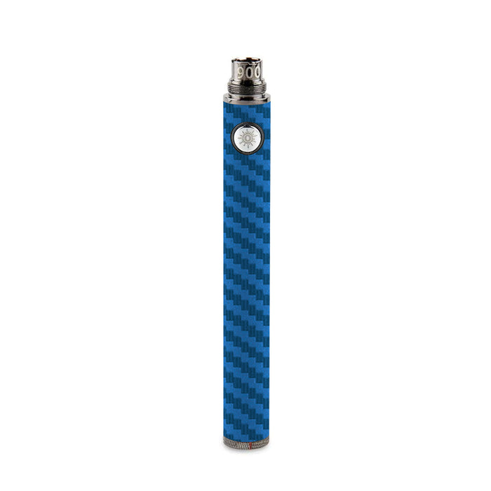 Blue Carbon Fiber Skin | Skin Only for Ooze Twist 900 mAh Battery - Device Not Included