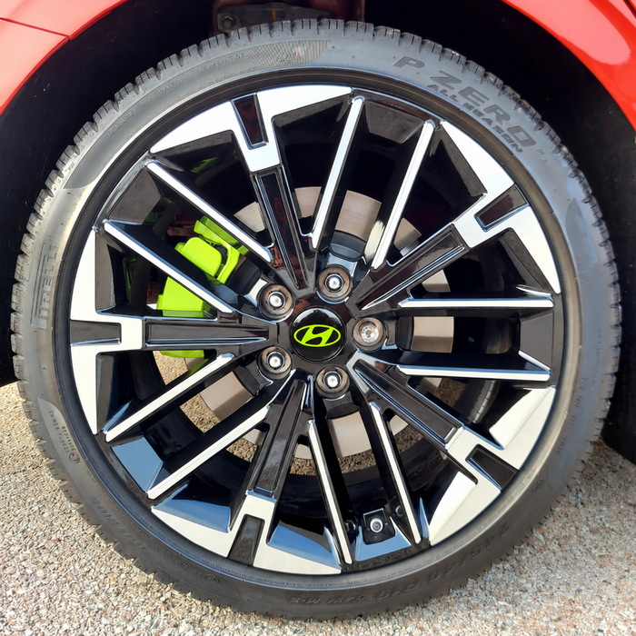 2.25" Wheel Center Cap Vinyl Decals on Hyundai models – Set of 4