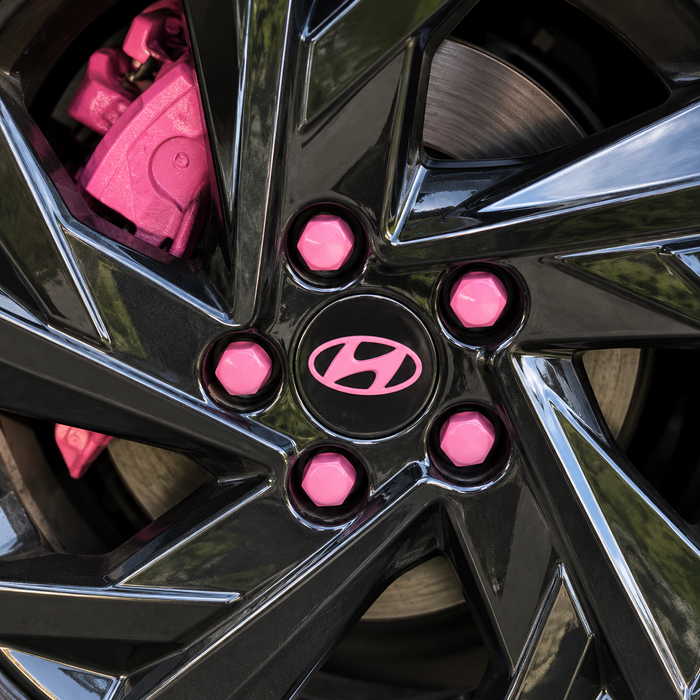 2.25" Wheel Center Cap Vinyl Decals on Hyundai models – Set of 4
