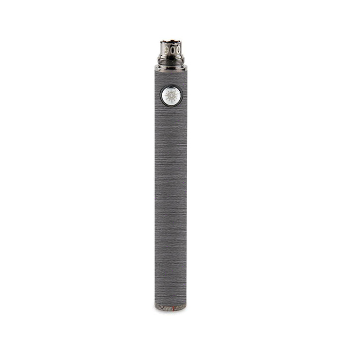 Gray Brushed Metallic Skin | Skin Only for Ooze Twist 900 mAh Battery - Device Not Included