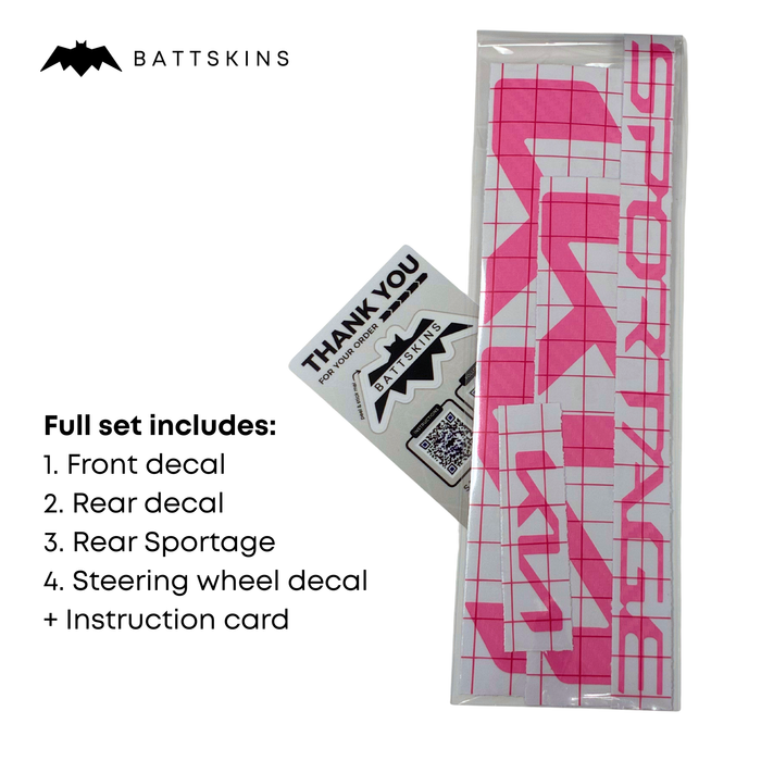 Overlay Logo Decals fits 2022-26 Sportage | 4 Logo Decals