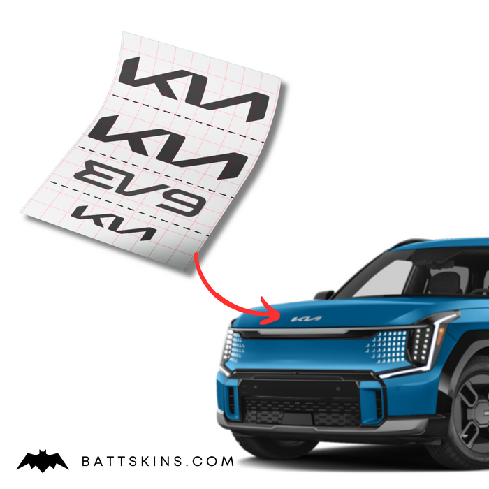 2024 KIA EV9 EMBLEM OVERLAYS | 4 Logo Decals