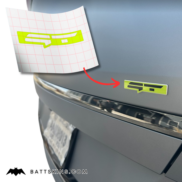 KIA EV6 "GT" or "GT Line" Stencil Decal for KIA EV6 GT Badge