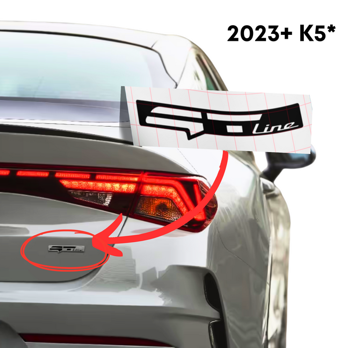 Overlay Decal for "GT" or "GT-Line" fits K5