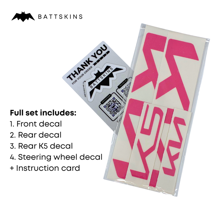 Overlay Logo Decals fits 2022+ K5 | 4 Logo Decals