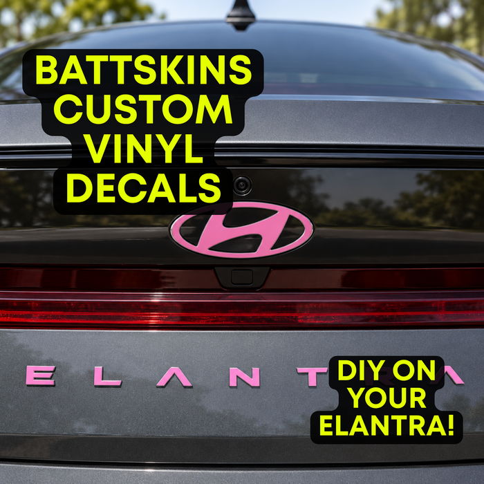 Overlay Sticker Decals fits 2024+ Elantra Models