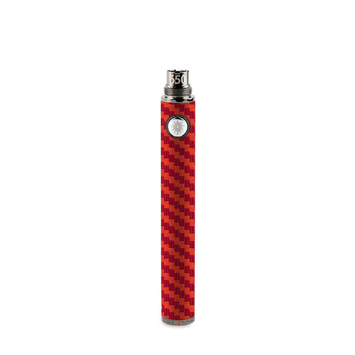 Red Carbon Fiber Skin | Skin Only for Ooze Twist 650 mAh Battery - Device Not Included