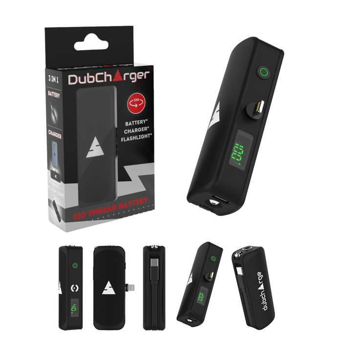 The DubCharger - Portable Charger / Flash Light / 510 Thread Battery BattSkins The DubCharger - Portable Charger / Flash Light / 510 Thread Battery BattSkins