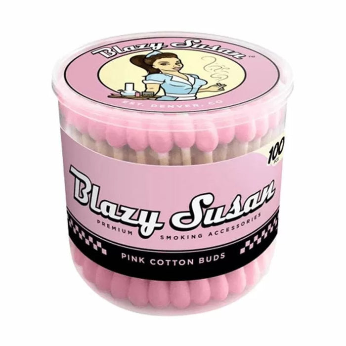 Blazy Susan - Cotton Buds - 100 Counts Per Jar