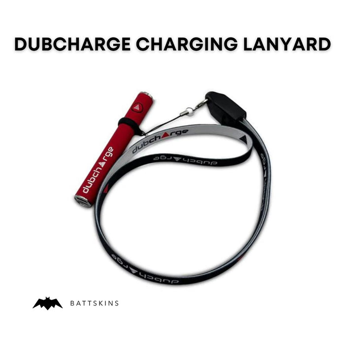 DubCharge USB to USB-C Lanyard for Pen Battery - Wear, Carry & Charge Solution for On-The-Go | Batteries Not Included