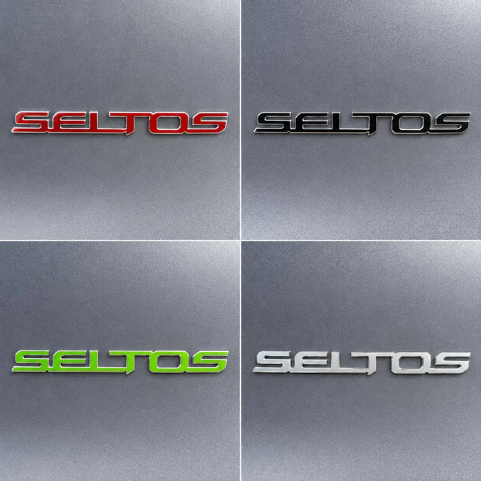 Overlay Logo Decals fits Seltos | 4 Logo Decals