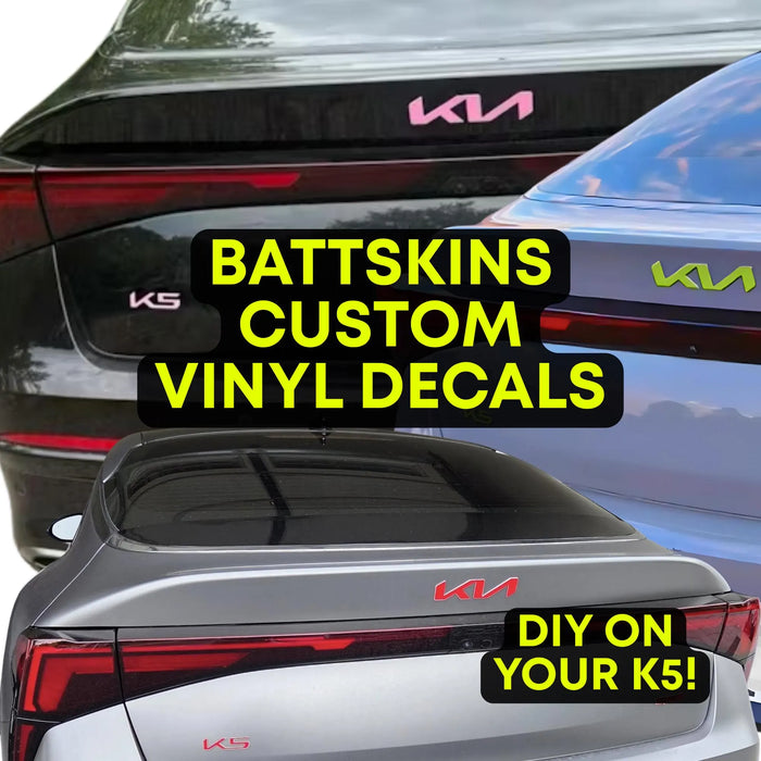 Overlay Logo Decals fits 2022+ K5 | 4 Logo Decals