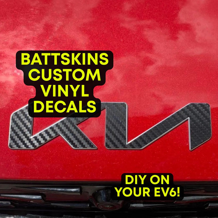 Overlay Logo Decals fits EV6 | 4 Logo Decals