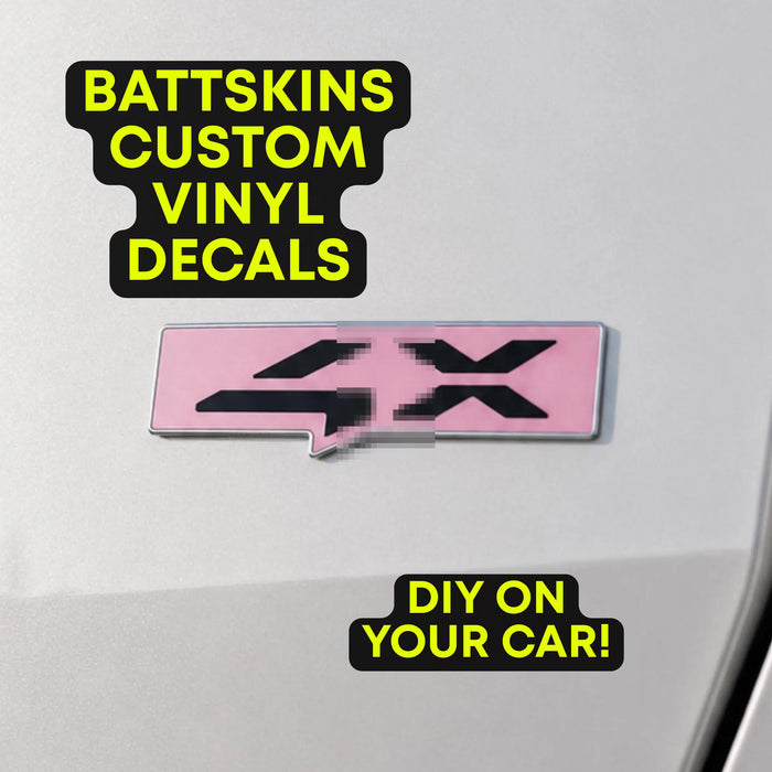 2023+ Sportage "4X" Stencil OVERLAY | 1 Stencil Overlay Decal