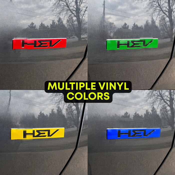HEV Stencil Decal for the 2023+ Telluride | 1 Stencil Overlay Decal