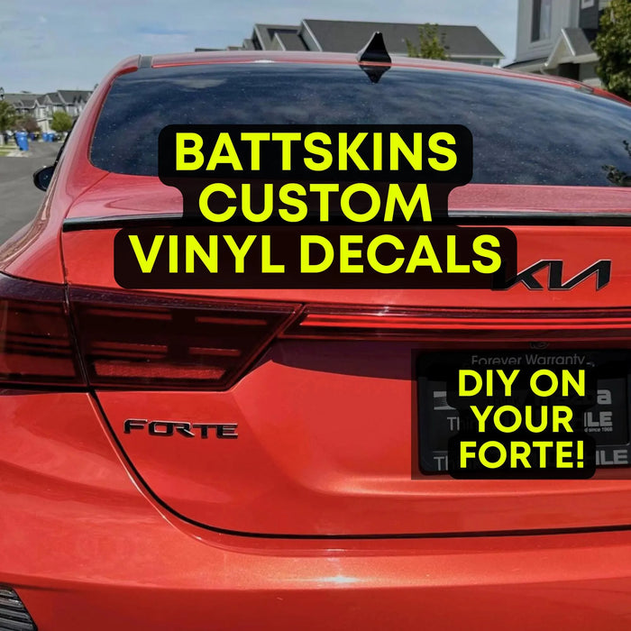 Overlay Logo Decals fits 2022+ Forte | 4 Logo Decals