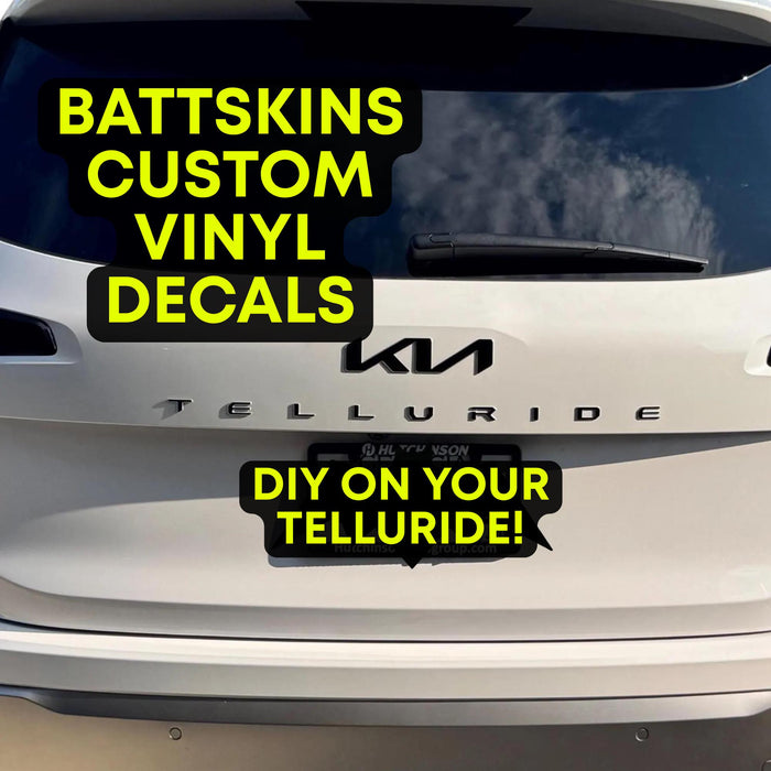 Overlay Logo Decals fits 2022+ Telluride | 4 Logo Decals
