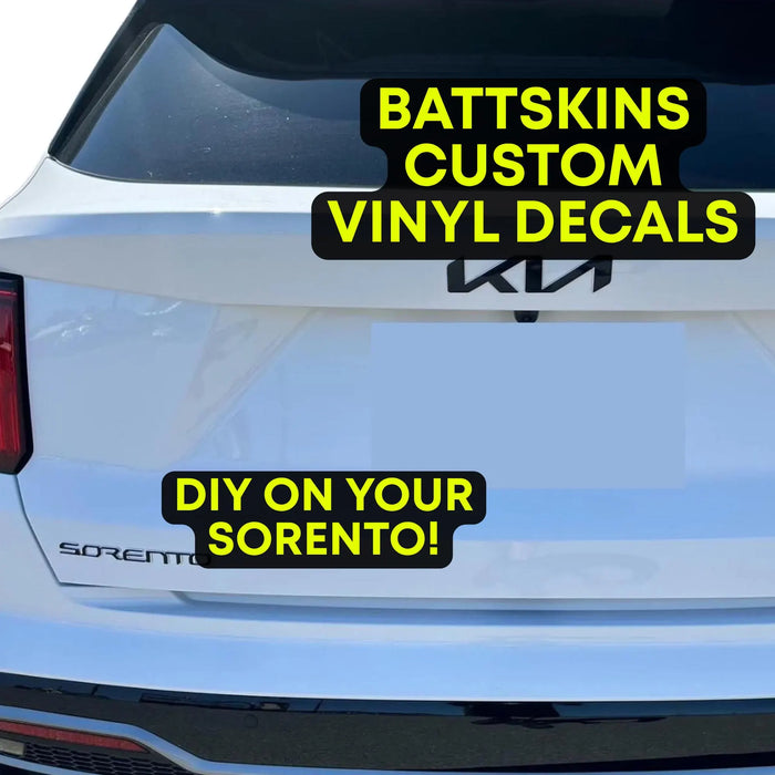 Overlay Logo Decals fits 2022+ Sorento | 4 Logo Decals