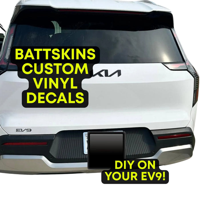 Overlay Logo Decals fits EV9 | 4 Logo Decals