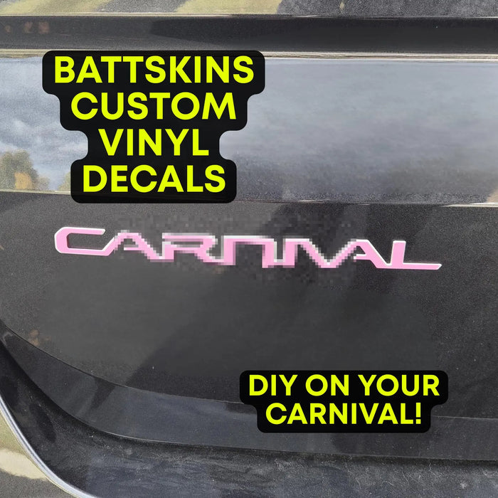 Overlay Logo Decals fits Carnival | 4 Logo Decals
