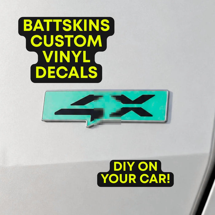 4X Stencil Decal for the 2023+ Telluride | 1 Stencil Overlay Decal
