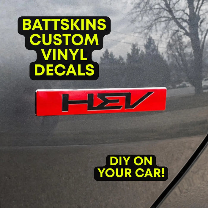 HEV Stencil Decal for the 2023+ Telluride | 1 Stencil Overlay Decal