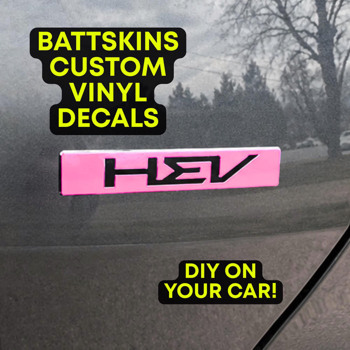 2023+ Sportage "HEV" Stencil OVERLAY | 1 Stencil Overlay Decal