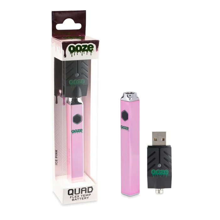 OOZE Quad - 500 mAh Square Flex Temp Battery + Customizable Skin BattSkins OOZE Quad - 500 mAh Square Flex Temp Battery + Customizable Skin BattSkins