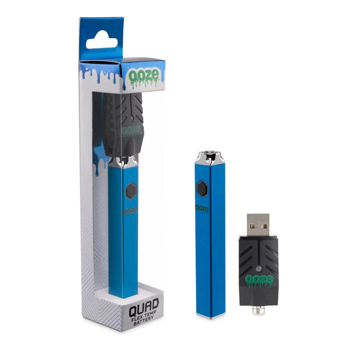 OOZE Quad - 500 mAh Square Flex Temp Battery + Customizable Skin BattSkins OOZE Quad - 500 mAh Square Flex Temp Battery + Customizable Skin BattSkins