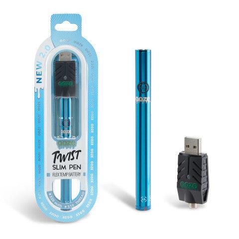 OOZE Twist Slim 2.0 Pen - 320 mAh Flex Temp Battery BattSkins OOZE Twist Slim 2.0 Pen - 320 mAh Flex Temp Battery BattSkins