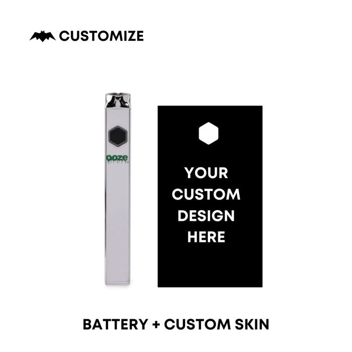 OOZE Quad - 500 mAh Square Flex Temp Battery + Customizable Skin