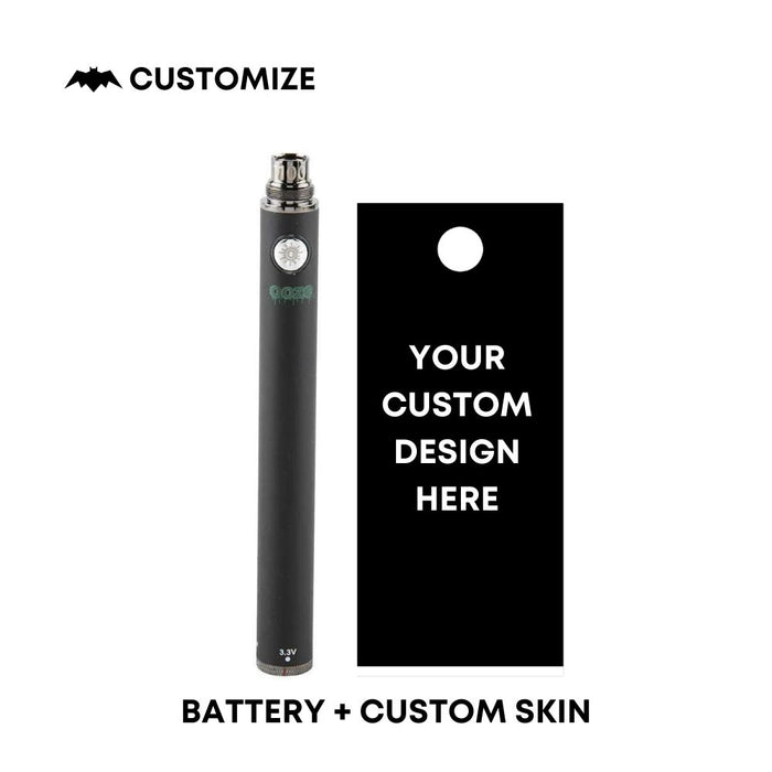 OOZE Twist Series - 1100 mAh Pen Battery + Customizable Skin - No Charger