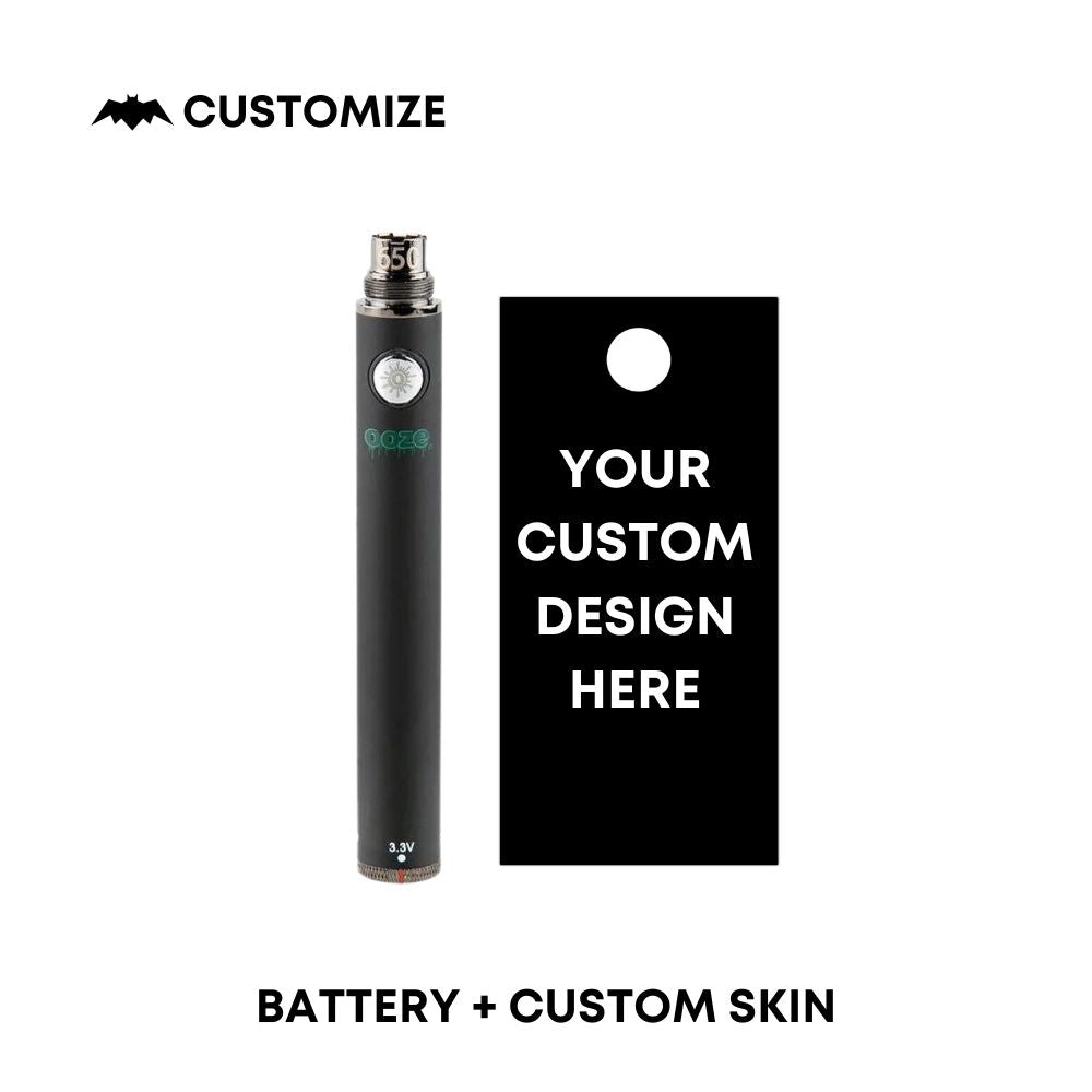 Ooze Twist Series 650 mAh Pen Battery | Customizable 510-Thread Vape Battery BattSkins Ooze Twist Series 650 mAh Pen Battery | Customizable 510-Thread Vape Battery BattSkins