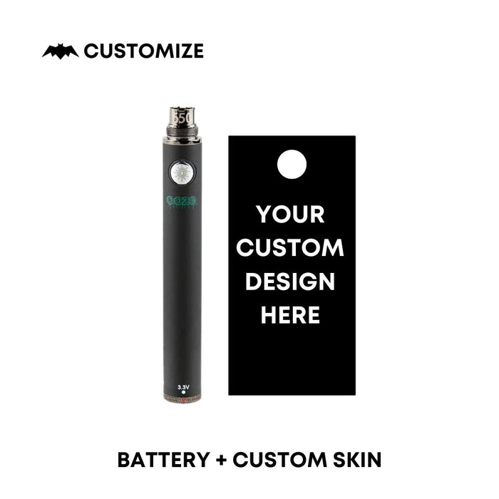 OOZE Twist Series - 650 mAh Pen Battery + Customizable Skins - No Charger
