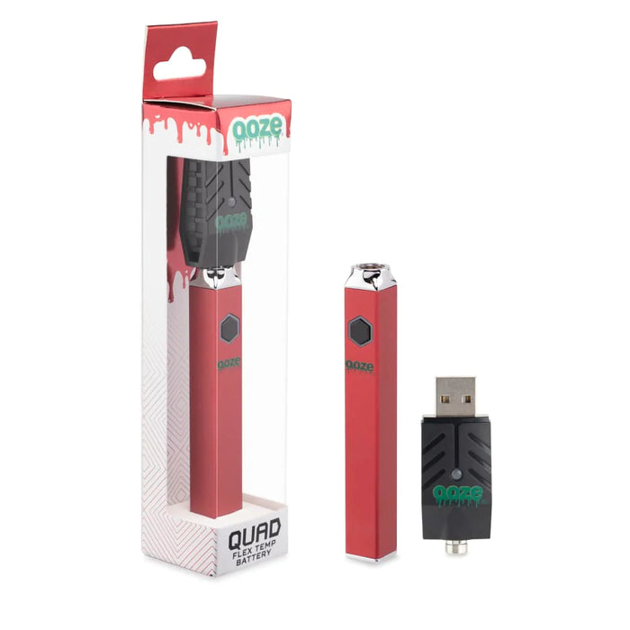 OOZE Quad - 500 mAh Square Flex Temp Battery BattSkins OOZE Quad - 500 mAh Square Flex Temp Battery BattSkins